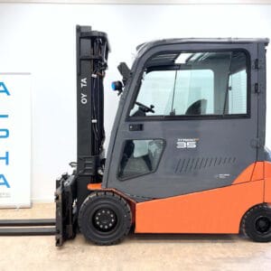 Elektrisk motviktstruck 3,5 ton Toyota.